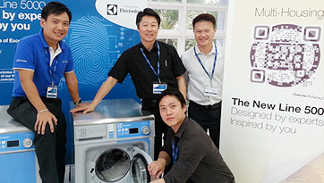일렉트로룩스 셀프빨래방용 전문세탁장비 G5000 시리즈 신제품 발표회
